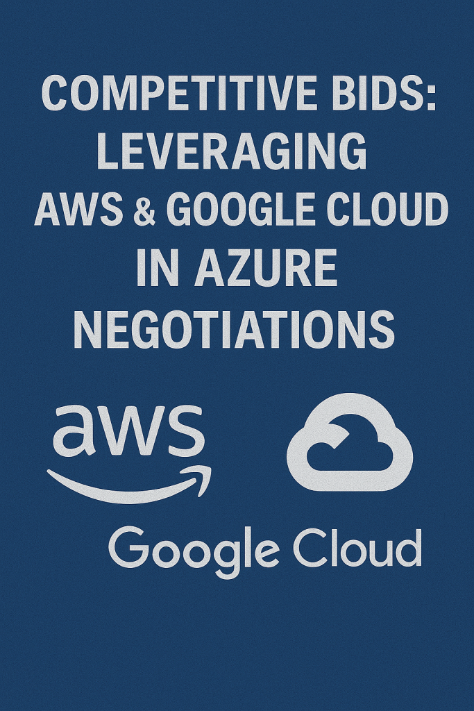 Leveraging AWS Google Cloud in Azure Negotiations - Redress Compliance Leveraging AWS & Google Cloud in Azure Negotiations