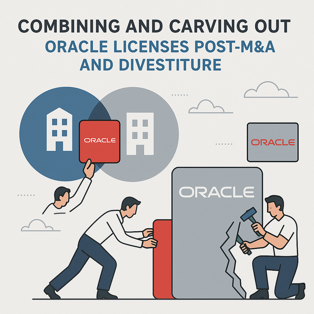 Combining and Carving Out Oracle Licenses Post-M&A