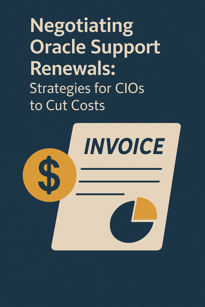 Negotiating Oracle Support Renewals