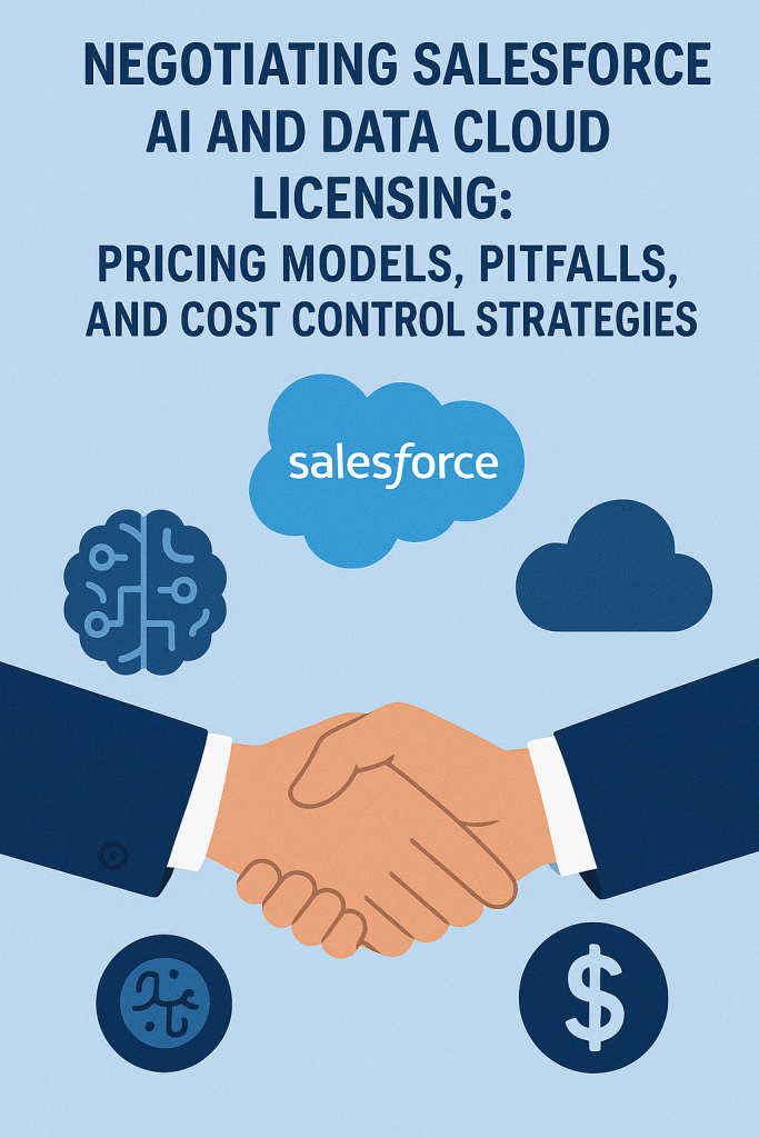 Negotiating Salesforce AI and Data Cloud Licensing