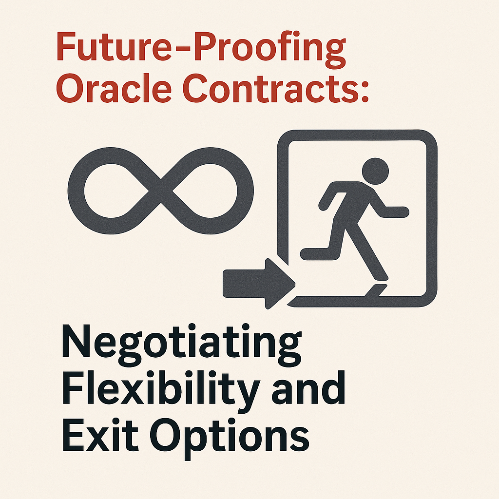 Oracle Contracts Negotiating Flexibility and Exit Options