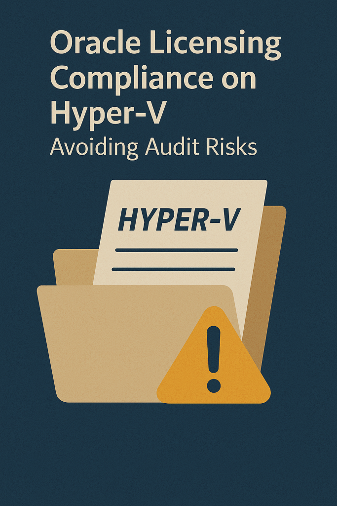 Oracle Licensing Compliance on Hyper‑V