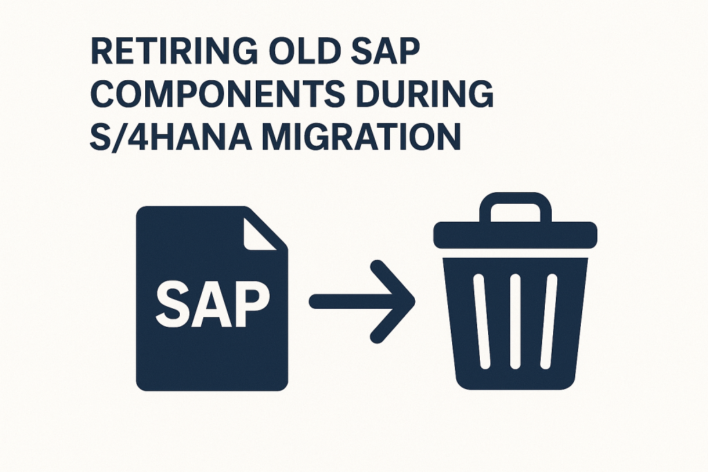 Retiring Old SAP Components During S4HANA Migration