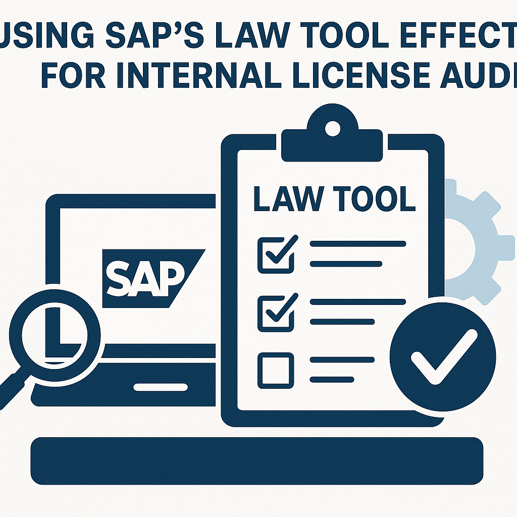 SAP’s LAW Tool Effectively for Internal License Audits