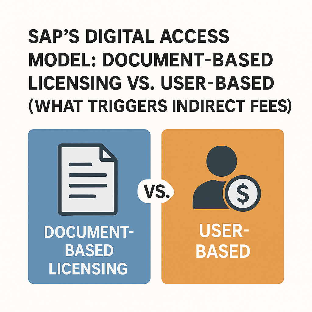 SAp Digital Access Model - Redress Compliance SAp Digital Access Model