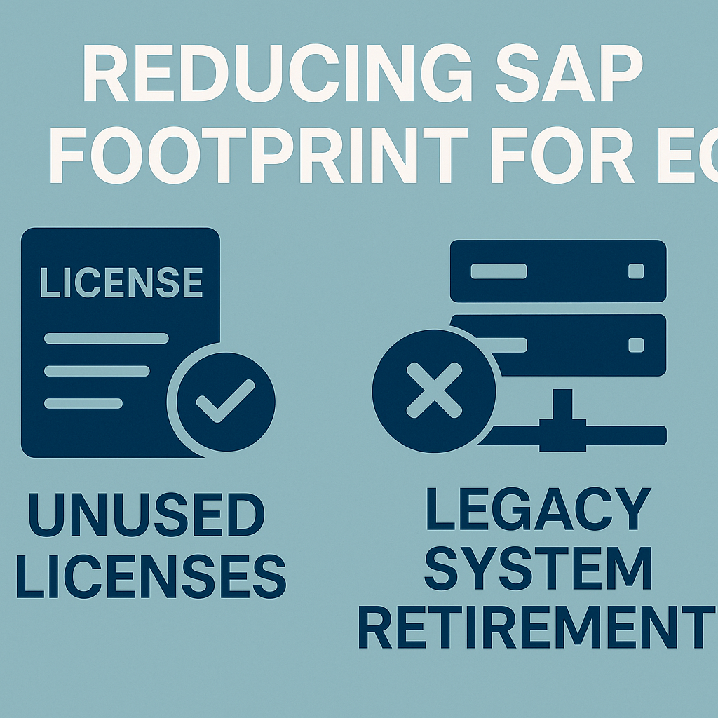 Unused Licenses and Legacy System Retirement