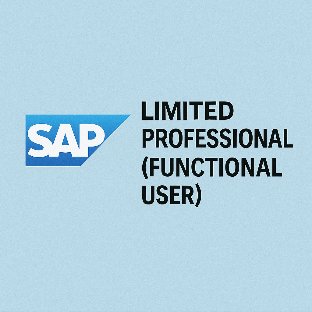 sap Limited Professional (Functional User) license