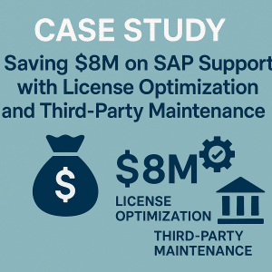 Saving on SAP Support with License Optimization and Third-Party Maintenance