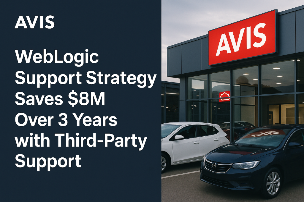 Avis Car Rental – WebLogic Support Strategy Saves M Over 3 Years