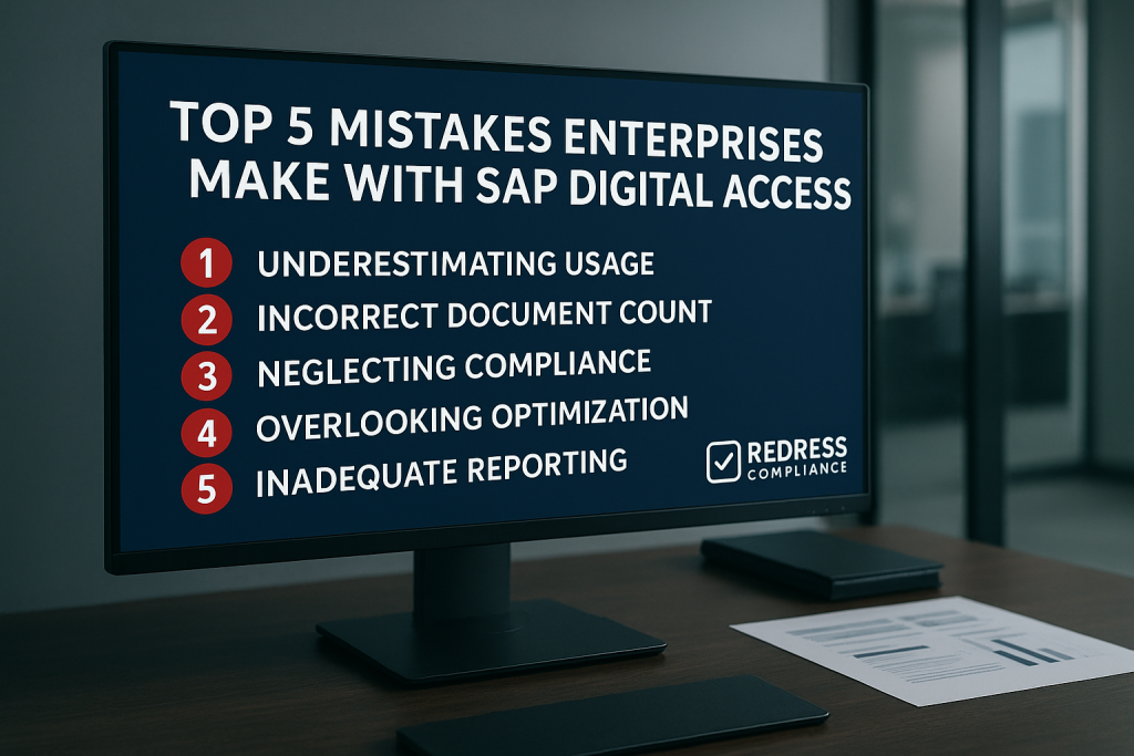 Mistakes Enterprises Make with SAP Digital Access