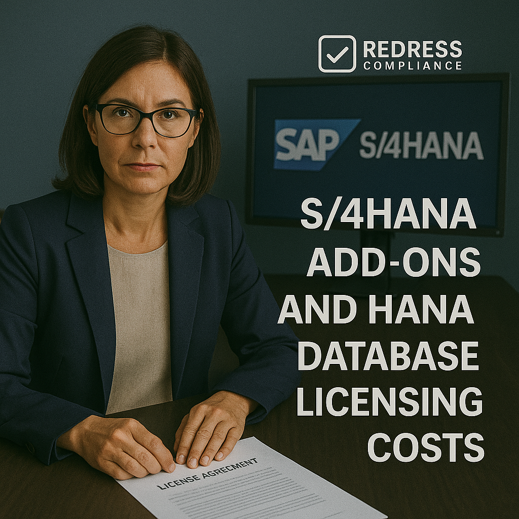 S4HANA Add-Ons and HANA Database Licensing