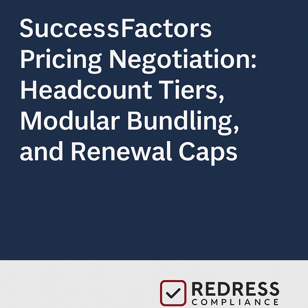 SuccessFactors Pricing Negotiation