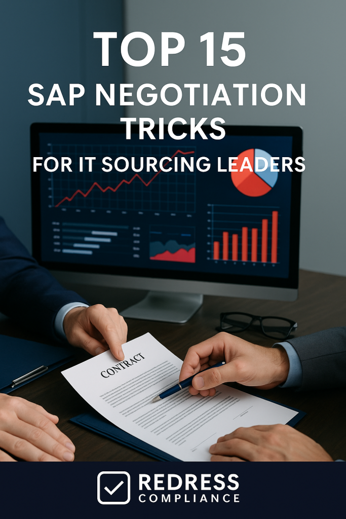Top 15 SAP Negotiation Tricks for IT Sourcing Leaders