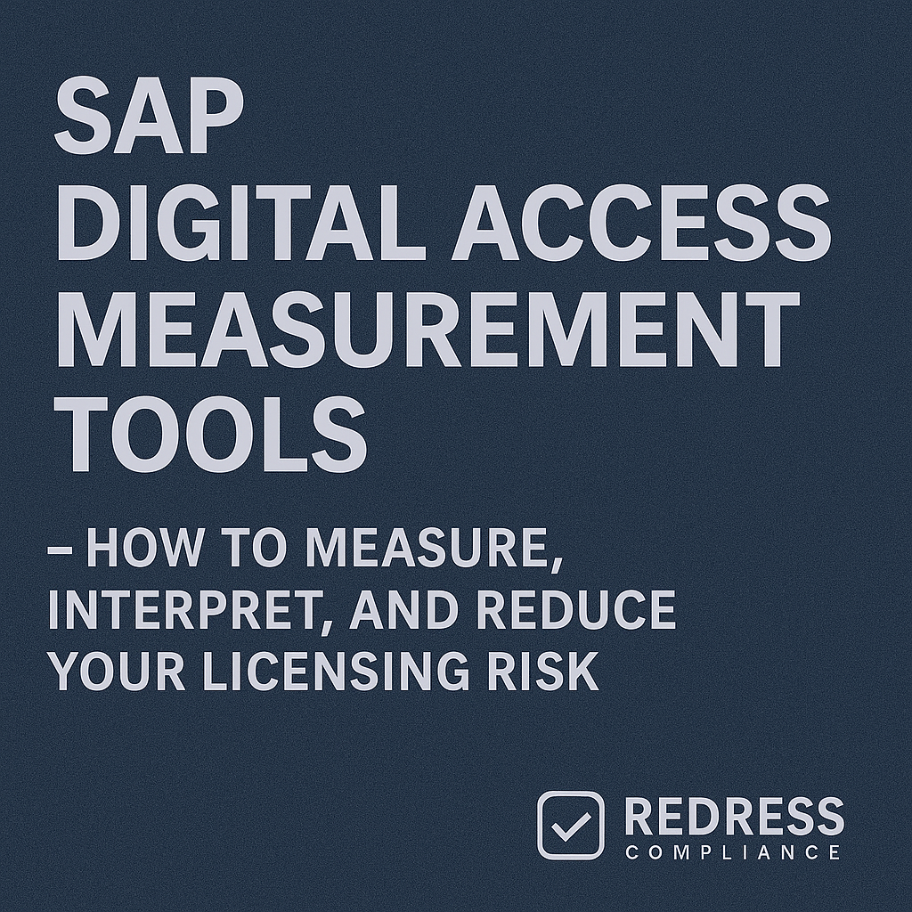 SAP Digital Access Measurement Tools