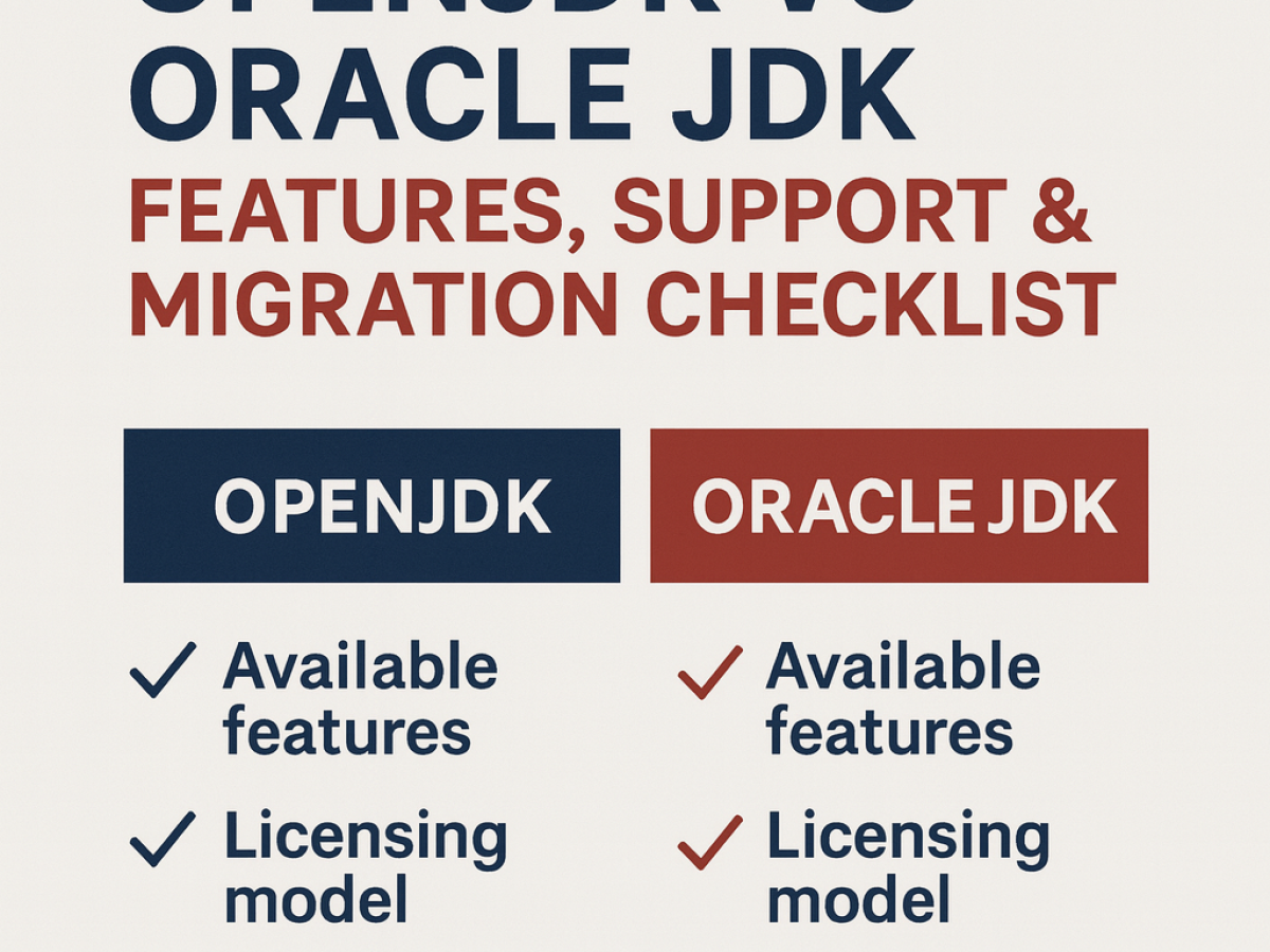 OpenJDK vs Oracle JDK: Features, Support Models, and Migration Strategy
