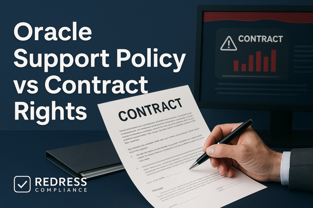 Oracle Support Policy vs Contract Rights