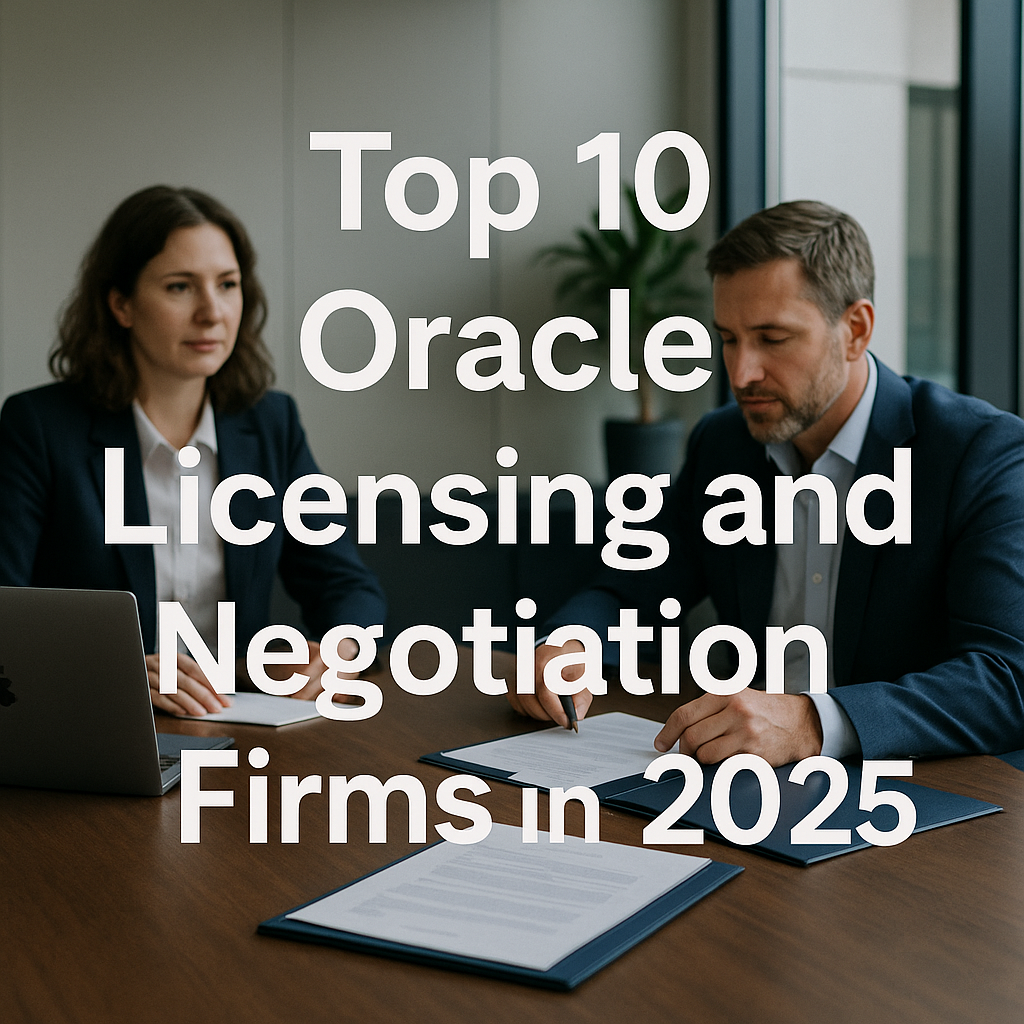 Top 10 Oracle Licensing and Negotiation Firms