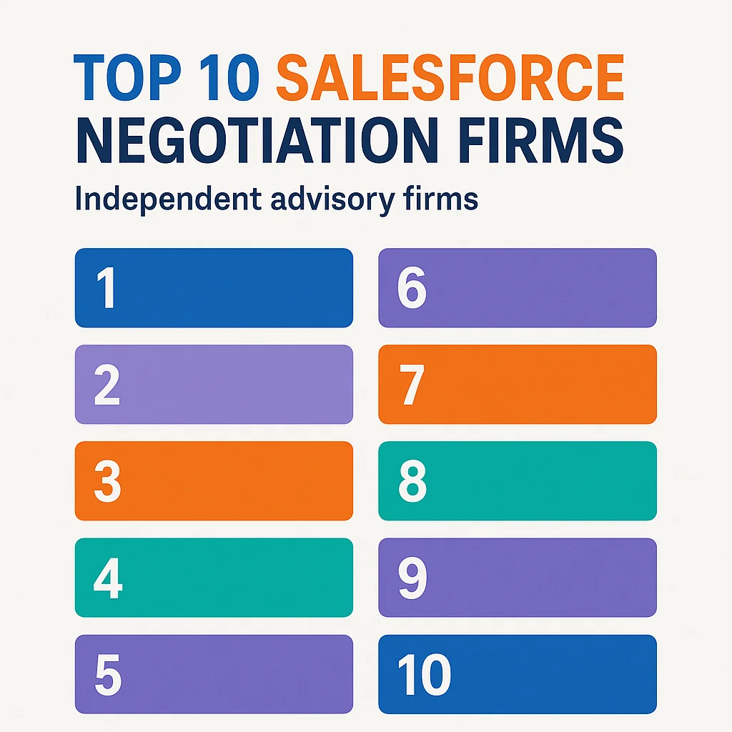 Top 10 Salesforce Negotiation Firms in 2025