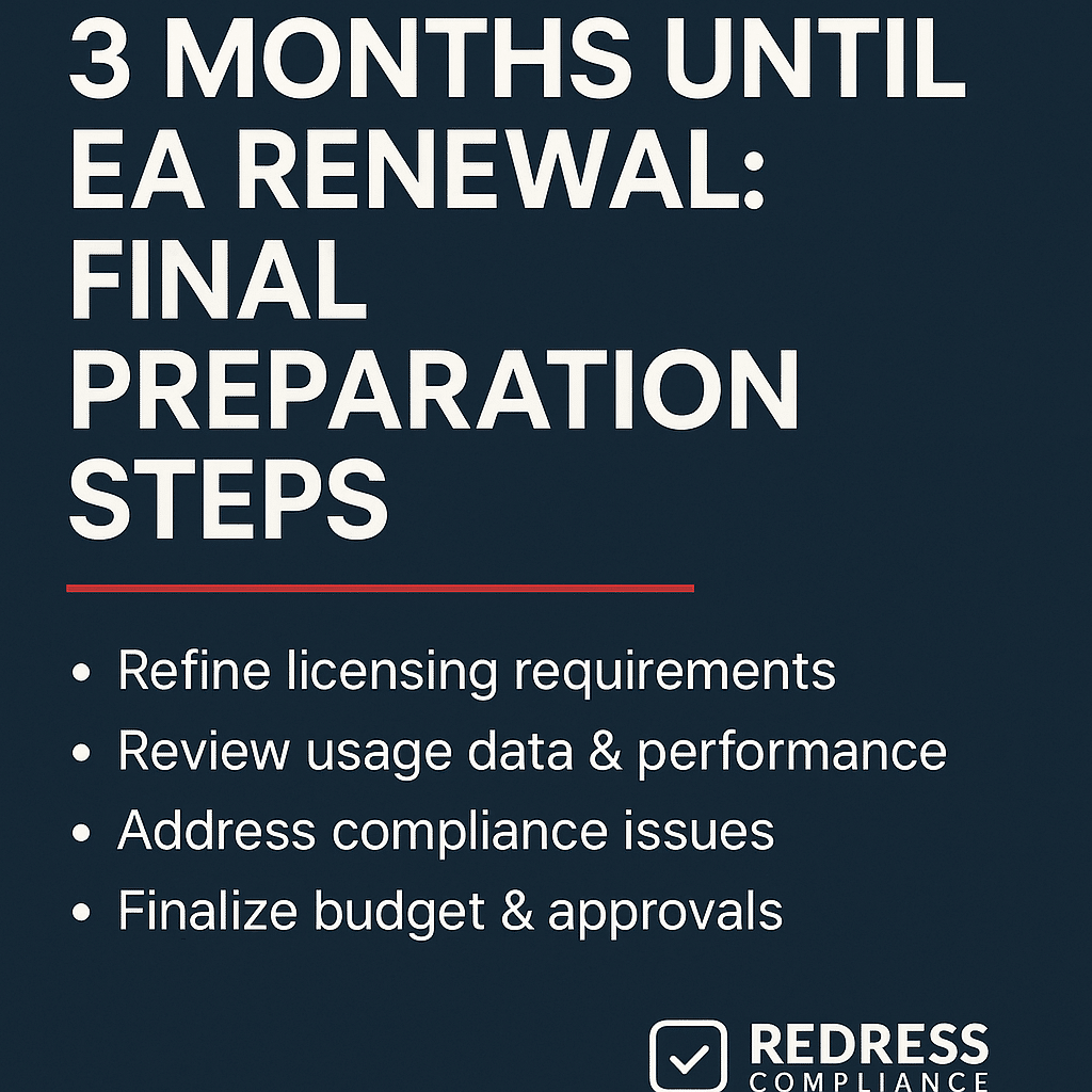 3 Months Until EA Renewal