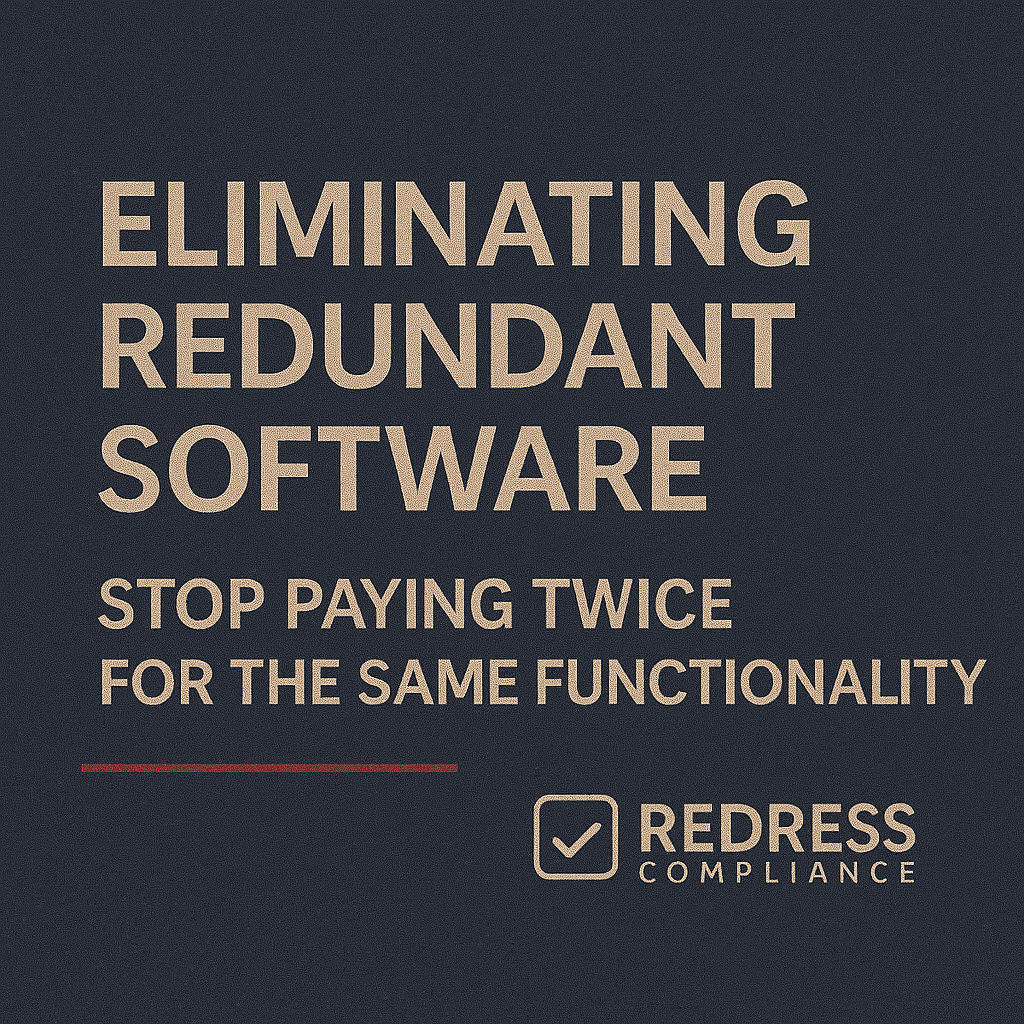 Eliminating Redundant Software Stop Paying Twice for the Same Functionality
