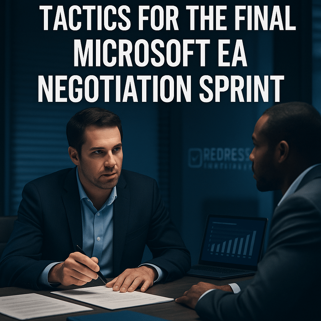 Final Microsoft EA Negotiation Sprint
