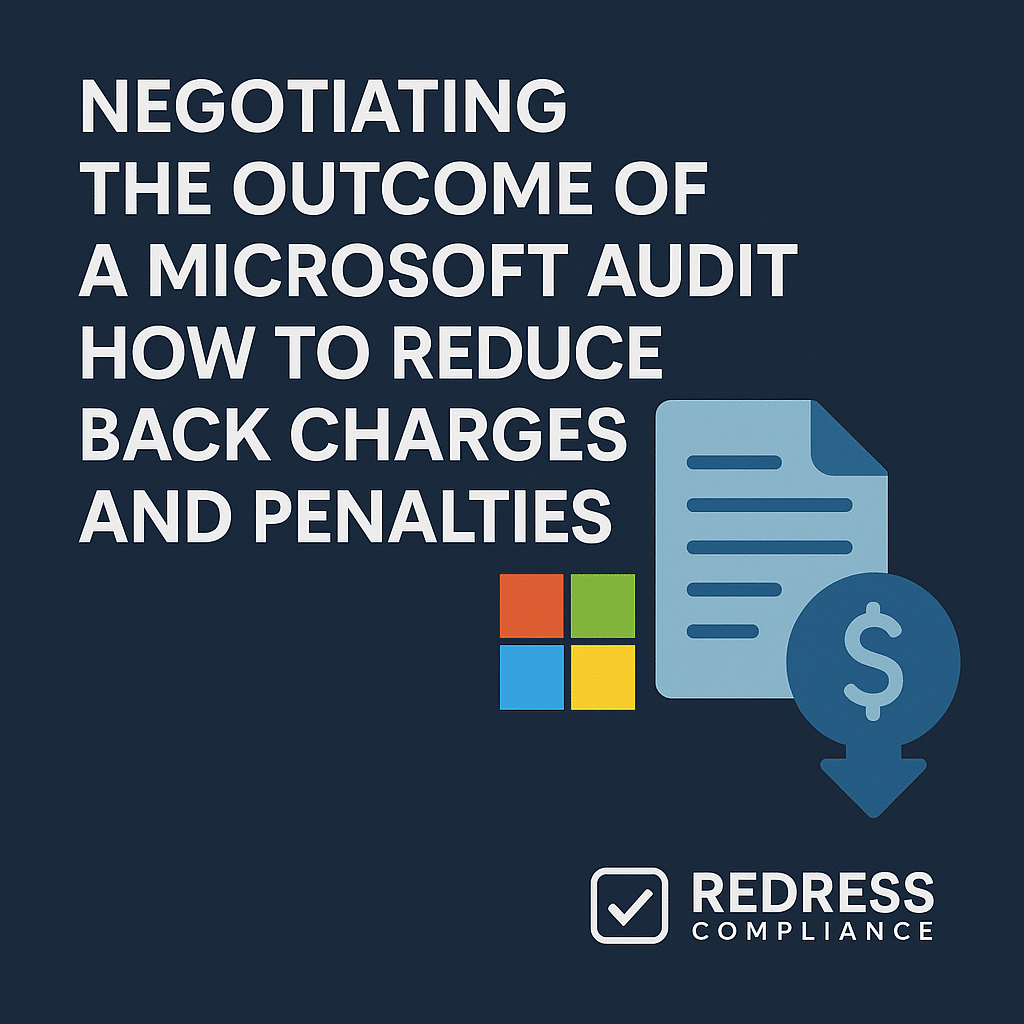 Negotiating the Outcome of a Microsoft Audit