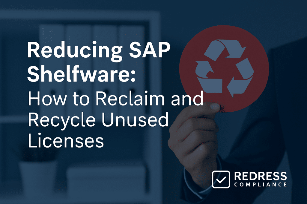 Reducing SAP Shelfware How to Reclaim and Recycle Unused Licenses