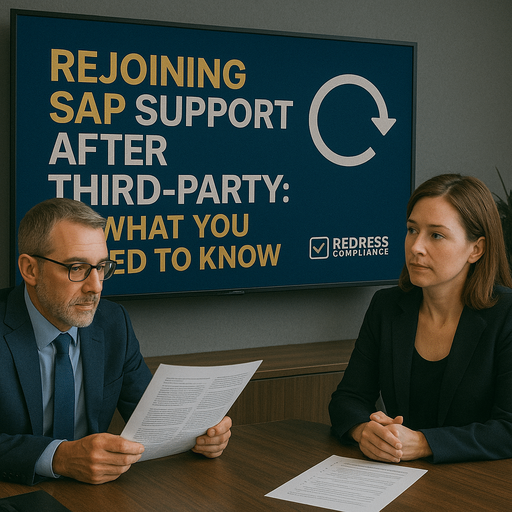 Rejoining SAP Support After Third-Party