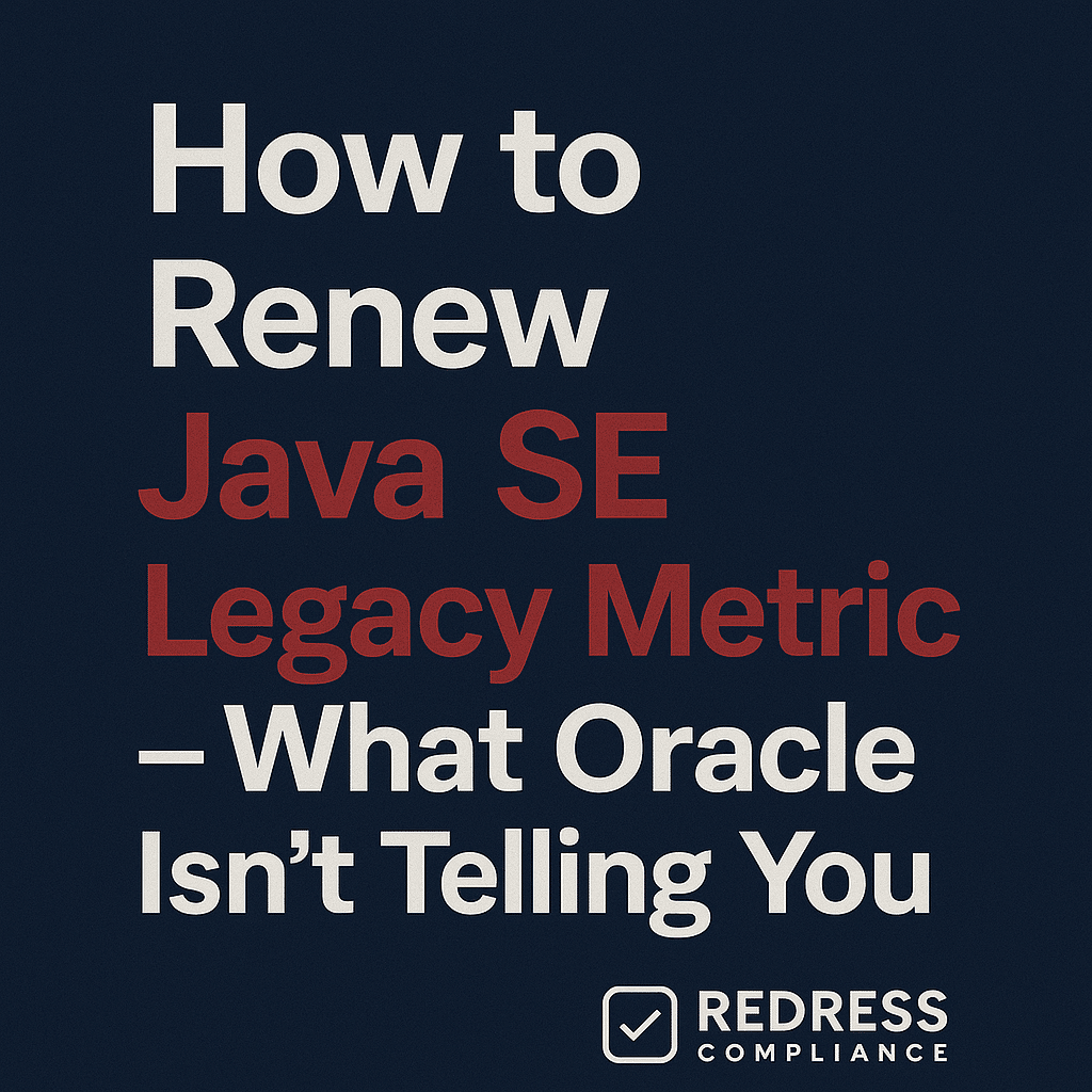 How to Renew Java SE Legacy Metric