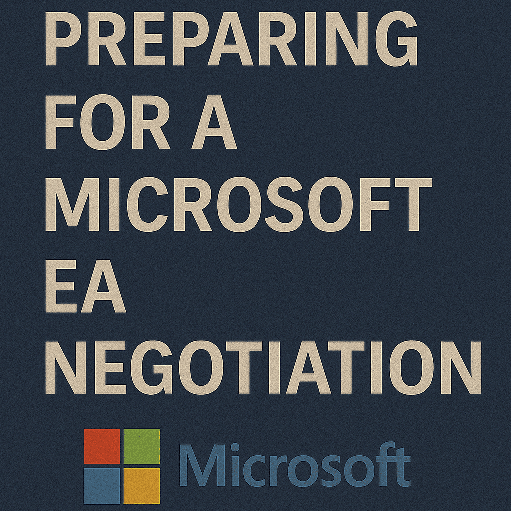 Preparing for a Microsoft EA Negotiation