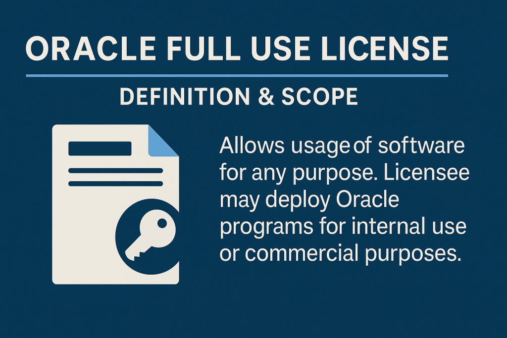 Oracle Full Use License