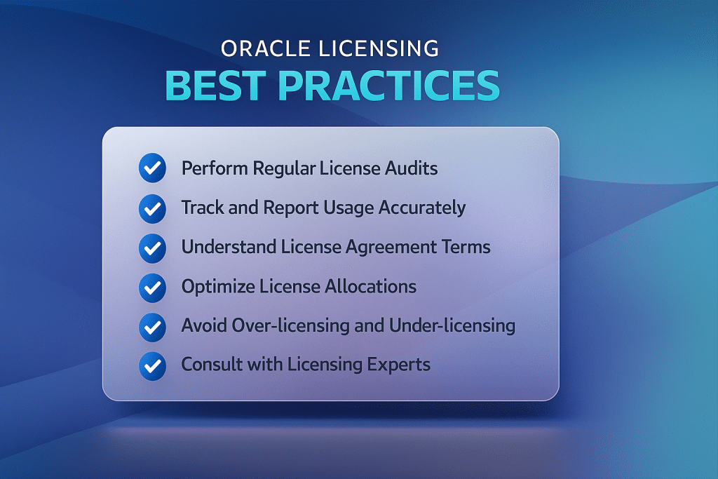 Oracle Licensing Best