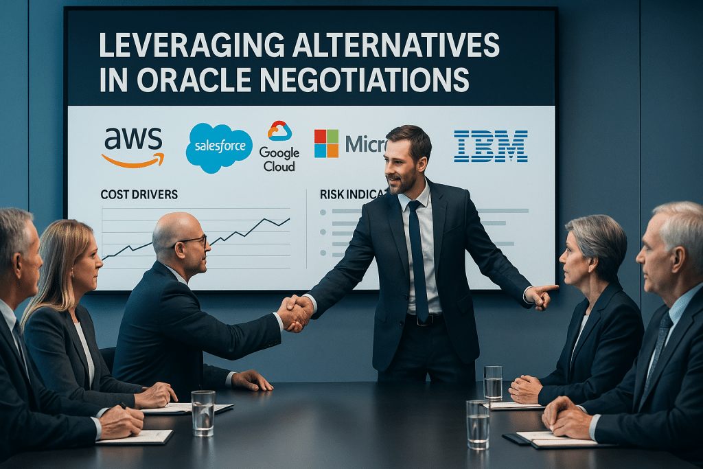 Leveraging Alternatives in Oracle Negotiations