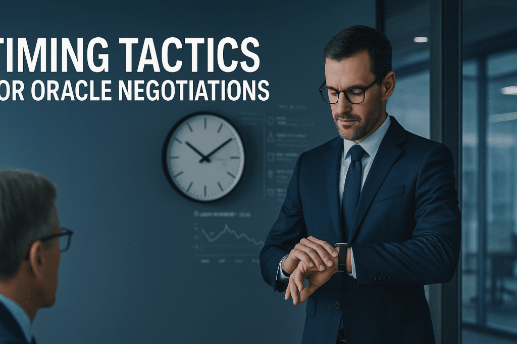 Timing Tactics for Oracle Negotiations